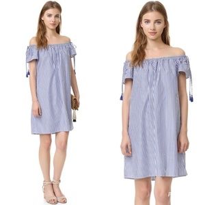 Pinstripe Elle Sasson Shift Dress 36/4